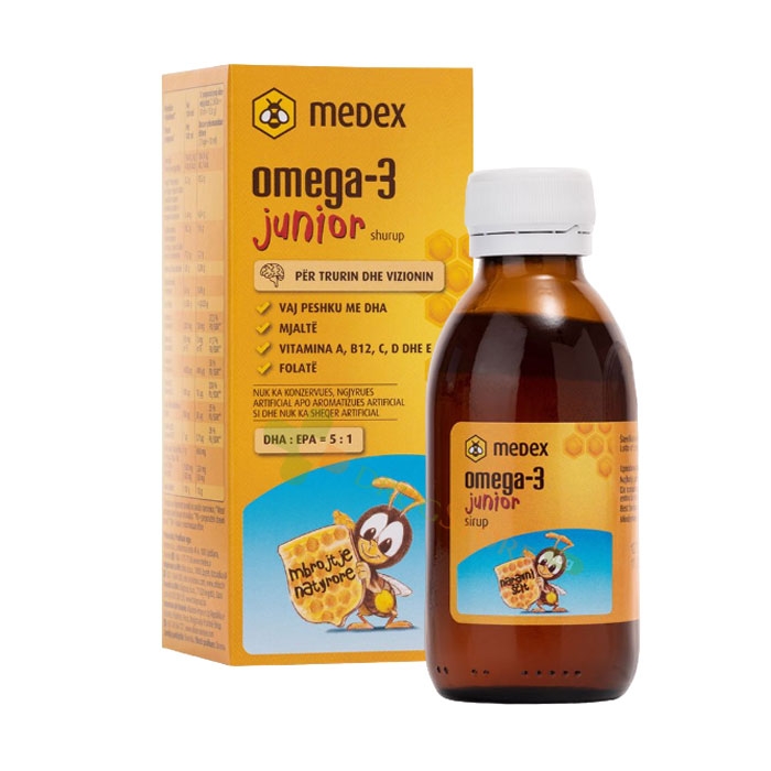 МЕДЕКС ОМЕГА 3 ДЖУНИЪР сироп 140 мл / MEDEX OMEGA-3 JUNIOR syrup