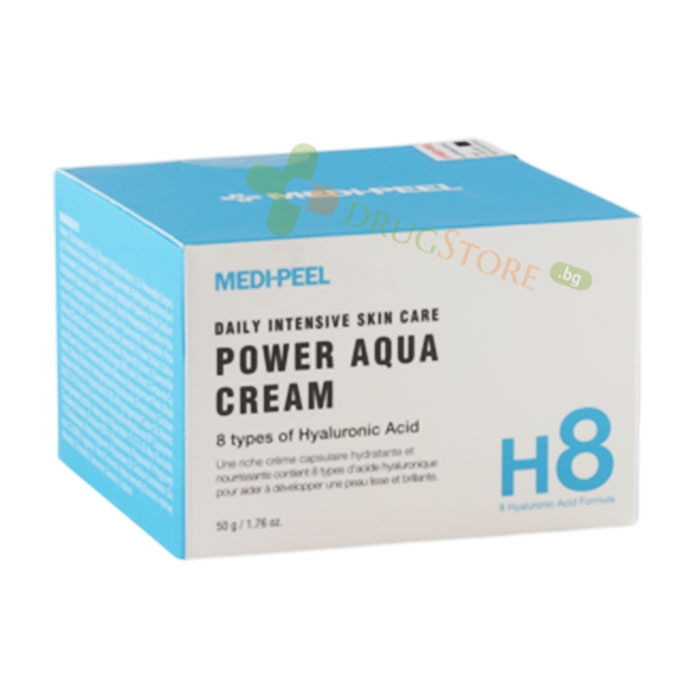 ХИДРАТИРАЩ КРЕМ ЗА ЛИЦЕ С 8 ВИДА ХИАЛУРОНОВА КИСЕЛИНА 50 мл / MEDI-PEEL POWER AQUA CREAM 8 TYPES OF HYALURONIC ACID