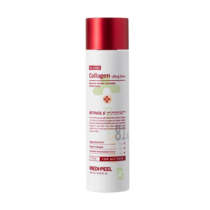 ТОНЕР ЗА ЛИЦЕ С 6 ВИДА РЕТИНОЛ И КОЛАГЕН 150 мл / MEDI-PEEL RETINOL COLLAGEN LIFTING TONER