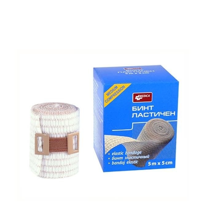 ЛАСТИЧЕН БИНТ 5 м. х 5 см. / MEDICA ELASTIC BANDAGE