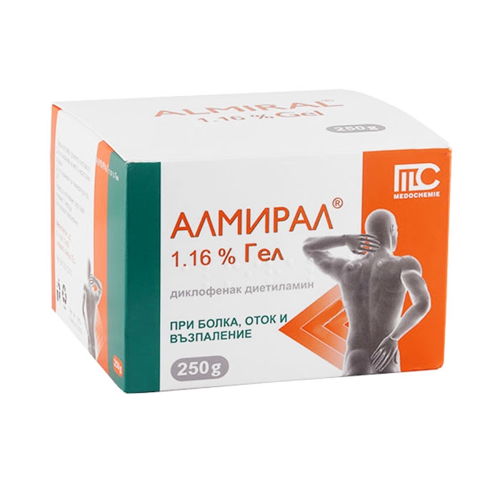 АЛМИРАЛ гел 1.16 % 250 г / ALMIRAL 1.16 %