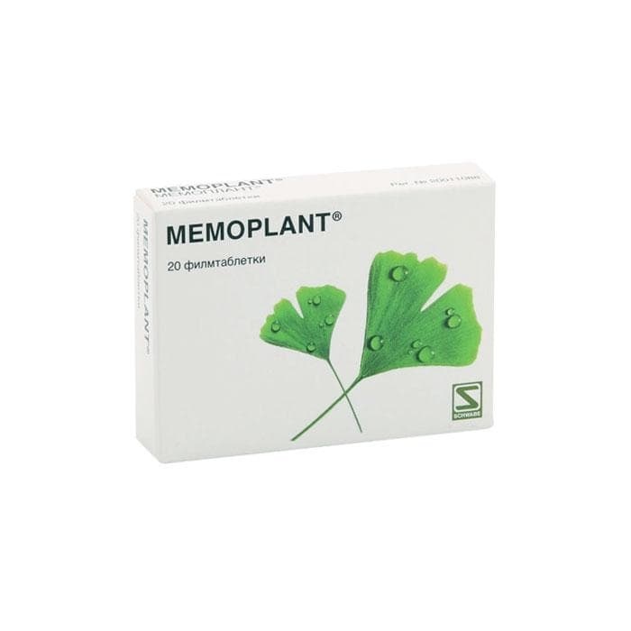 МЕМОПЛАНТ таблетки 40 мг. 20 броя / MEMOPLANT