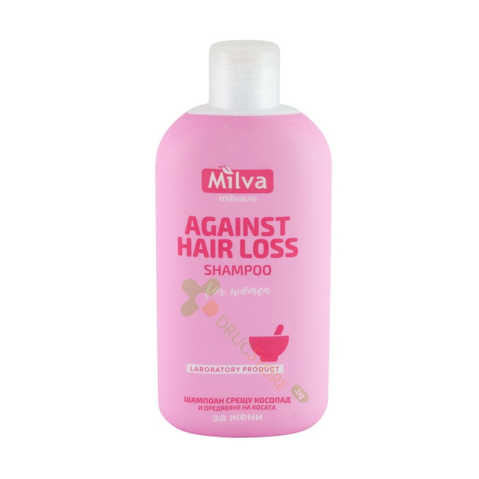 ШАМПОАН ПРОТИВ КОСОПАД ЗА ЖЕНИ 200 мл / MILVA AGAINST HAIR LOSS SHAMPOO FOR WOMAN