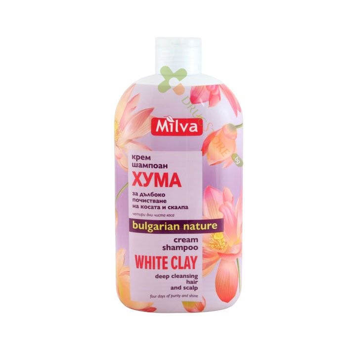 ШАМПОАН ЗА КОСА С ХУМА 500 мл / MILVA CLAY SHAMPOO