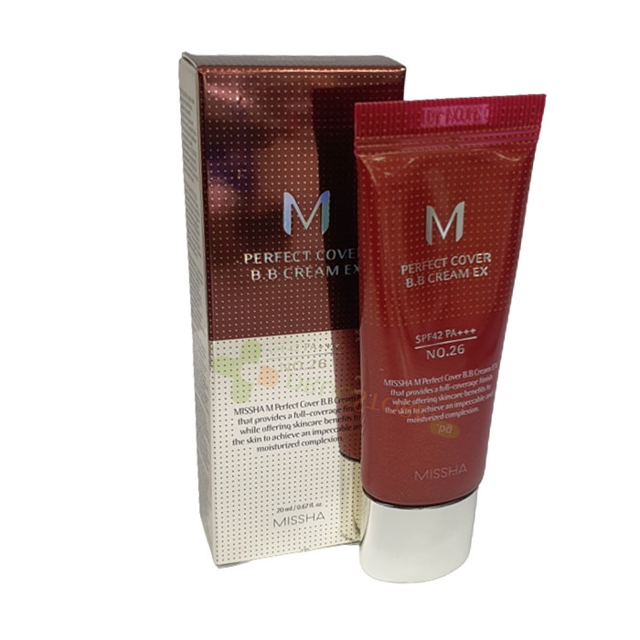ПЕРФЕКТ КАВЪР BB КРЕМ ЗА ЛИЦЕ EX SPF42 №26 20 мл / MISSHA PERFECT COVER BB CREAM EX SPF42 №26