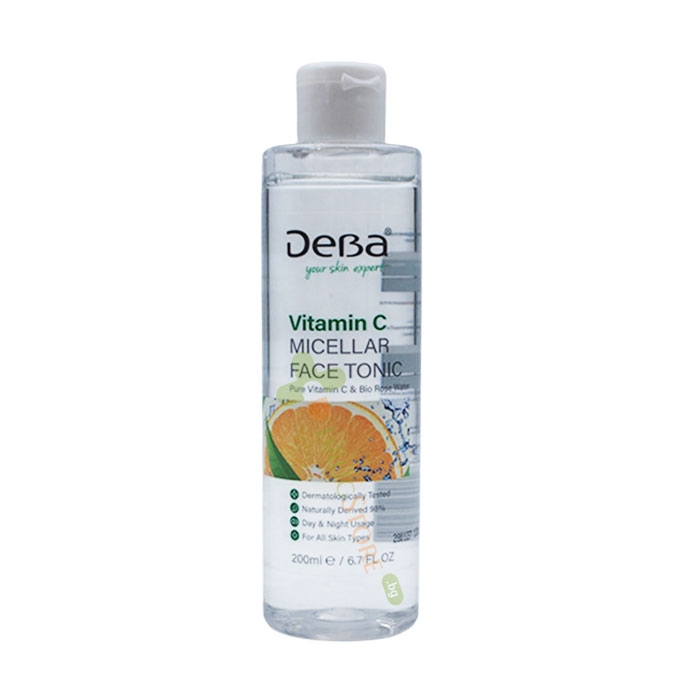 МИЦЕЛАРЕН ТОНИК ЗА ЛИЦЕ С ВИТАМИН C 200 мл / RUBELLA DEVA VITAMIN C FACE VITAMIN C MICELLAR FACE TONIC