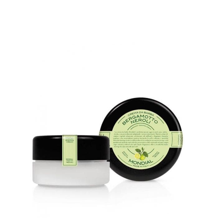 КРЕМ ЗА БРЪСНЕНЕ С АРОМАТ НА БЕРГАМОТ НЕРОЛИ 150 мл. / MONDIAL BERGAMOT NEROLI SHAVING CREAM