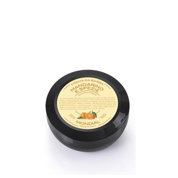 КРЕМ ЗА БРЪСНЕНЕ С АРОМАТ НА МАНДАРИНА И ПОДПРАВКИ 75 мл. / MONDIAL MANDARIN AND SPICE SHAVING CREAM