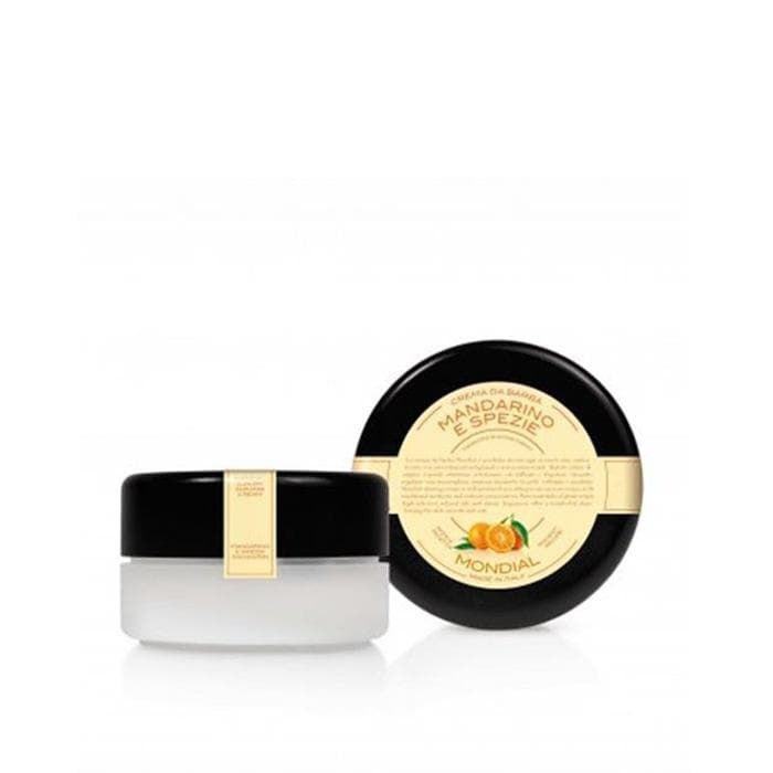 КРЕМ ЗА БРЪСНЕНЕ С АРОМАТ НА МАНДАРИНА И ПОДПРАВКИ 150 мл. / MONDIAL MANDARIN AND SPICE SHAVING CREAM