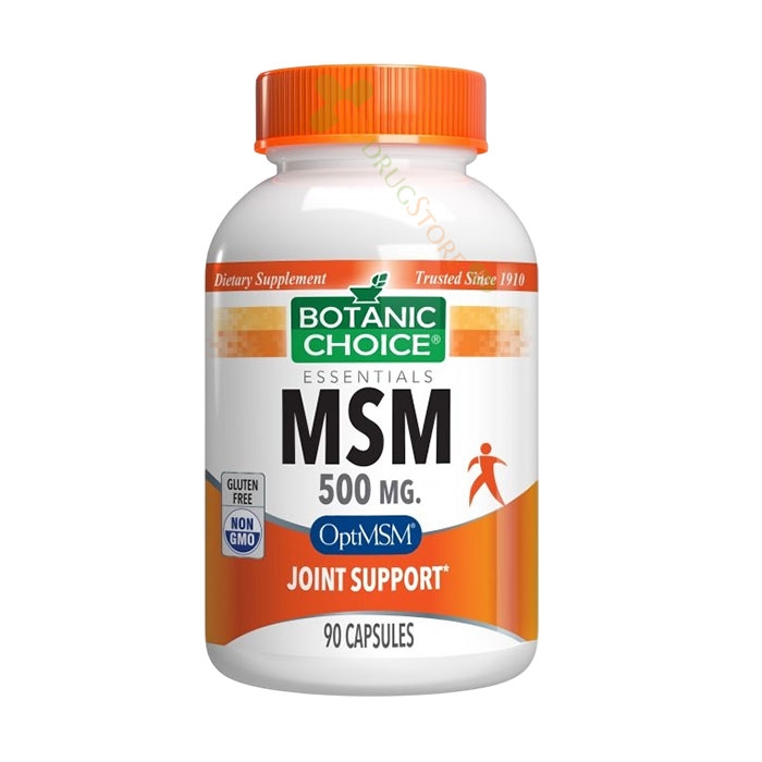 МСМ капсули 500 мг 90 броя / BOTANIC CHOICE MSM