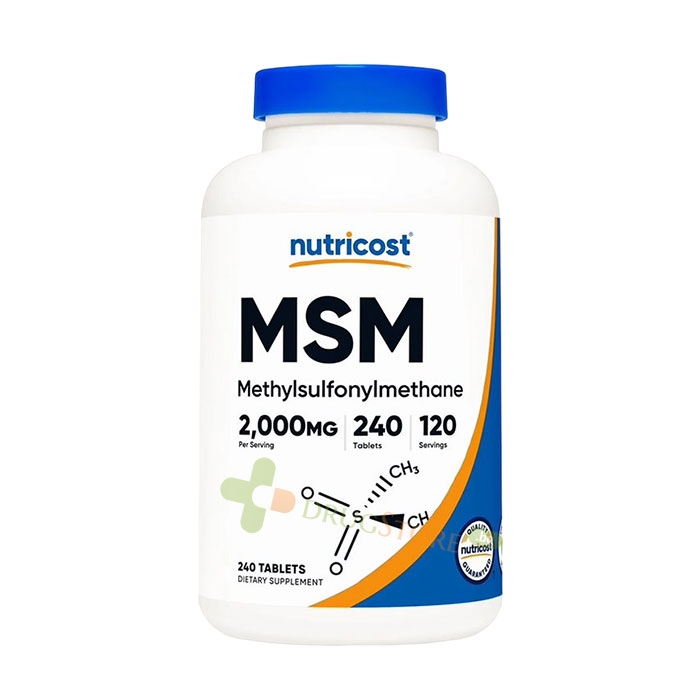МСМ (МЕТИЛ СУЛФОНИЛ МЕТАН) таблетки 1000 мг 240 броя / NUTRICOST MSM
