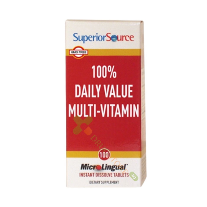 МУЛТИВИТАМИНИ сублингвални таблетки100 броя / SUPERIOR SOURCE 100% DAILY VALUE MULTI-VITAMIN