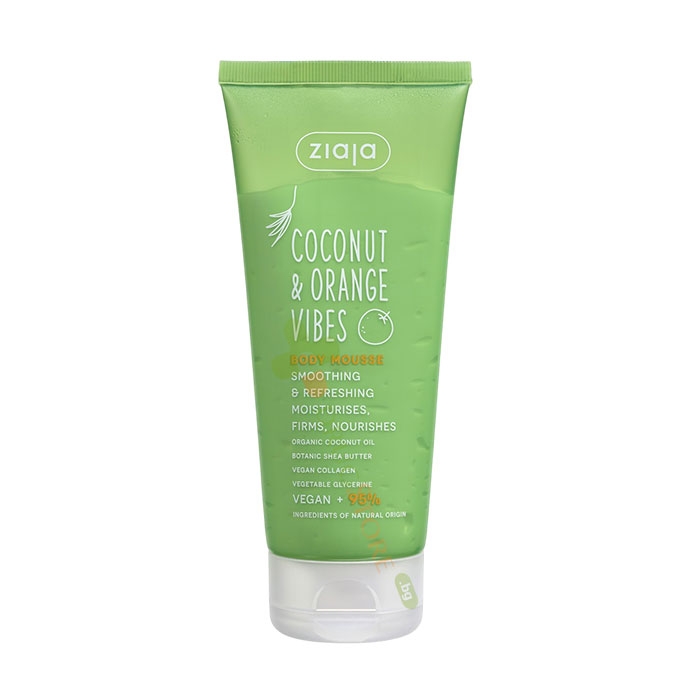 МУС ЗА ТЯЛО COCONUT &amp; ORANGE VIBES 200 мл / ZIAJA COCONUT &amp; ORANGE VIBES BODY MOUSSE