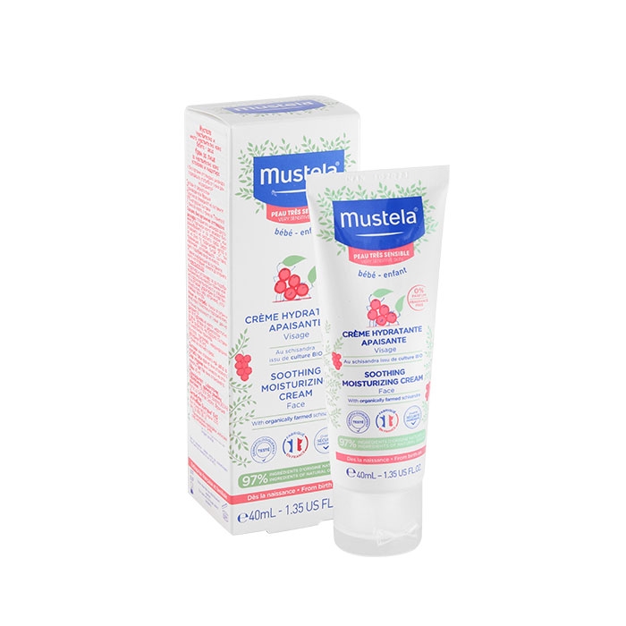 МУСТЕЛА SENSITIVE КРЕМ ЗА ЛИЦЕ 40 мл / MUSTELA BEBE SOOTHING MOISTURIZING FACE CREAM