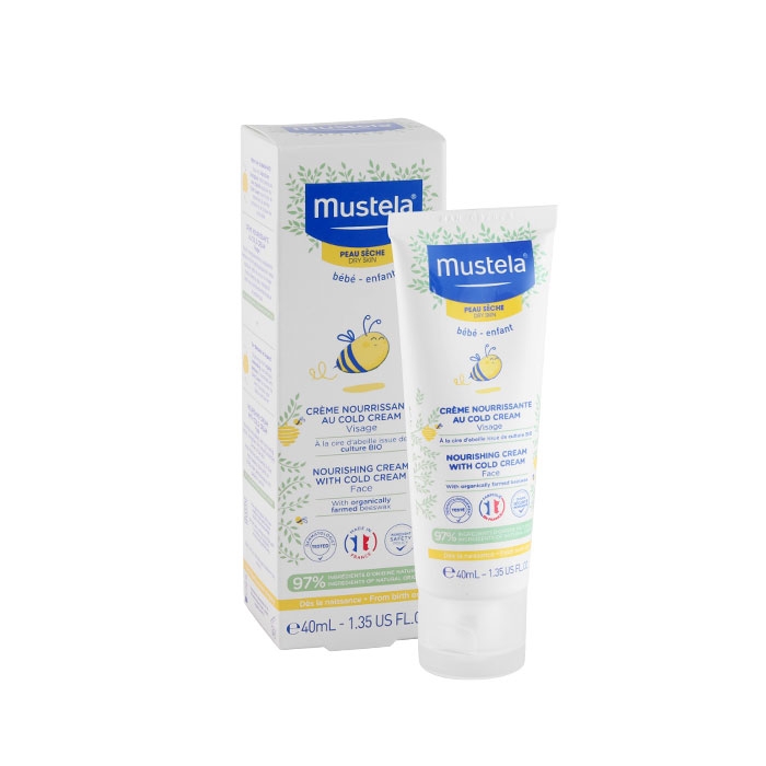 МУСТЕЛА ПОДХРАНВАЩ КРЕМ С КОЛД КРЕМ ЗА БЕБЕ 40 мл / MUSTELA BABY NOURISHING CREAM WITH COLD CREAM