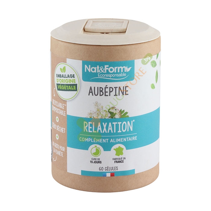 ЕКСТРАКТ ОТ ГЛОГ РЕЛАКС капсули 60 броя / NAT&amp;FORM HAWTHORN EXTRACT RELAX