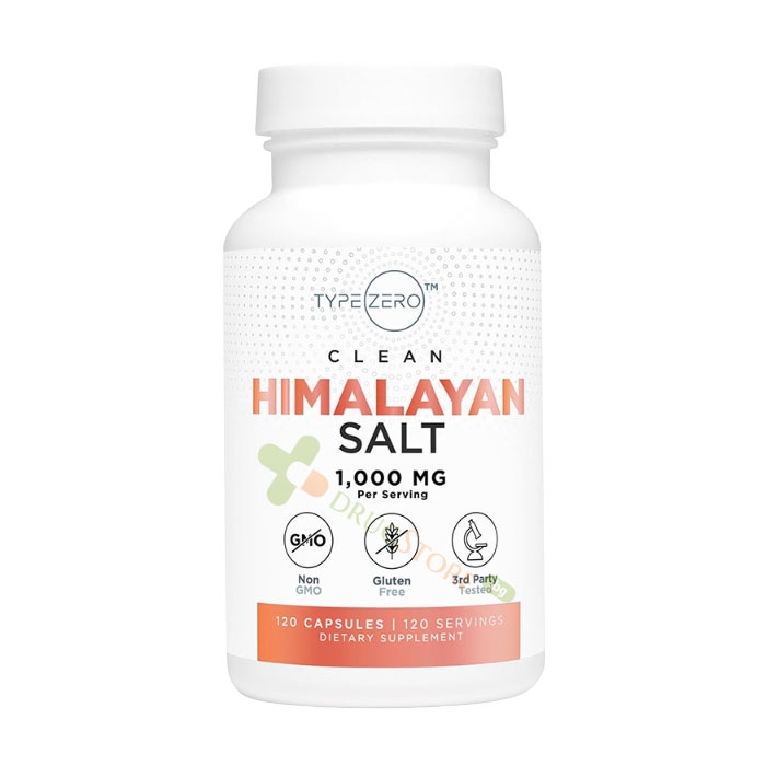 НАТРИЙ (ХИМАЛАЙСКА РОЗОВА КАМЕННА СОЛ) капсули 120 броя / TYPE ZERO HIMALAYAN SALT