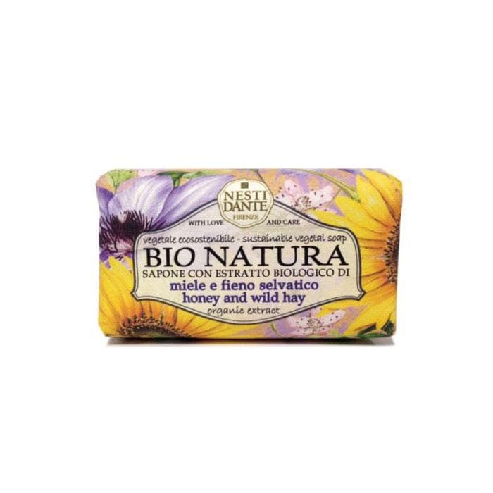 НАТУРАЛЕН РЕГЕНЕРИРАЩ САПУН С МЕД И ЕКСТРАКТ ОТ ДИВО СЕНО 250 гр. / NESTI DANTE BIO NATURA NATURAL SOAP WITH ORGANIC EXTRACT HONEY AND WILD HAY