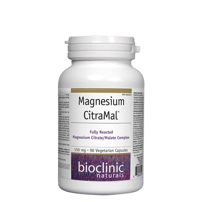 МАГНЕЗИЙ ЦИТРАМАЛ капсули 150 мг 90 броя / BIOCLINIC NATURALS CITRAMAL