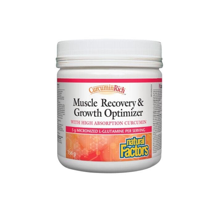 НАТУРАЛ ФАКТОРС МУСКУЛ РИКАВЪРИ И ГРОУТ ОПТИМАЙЗЪР пудра 156 г / NATURAL FACTORS MUSCKLE RECOVERY &amp; GROWTH OPTIMIZER