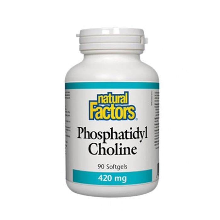 НАТУРАЛ ФАКТОРС ФОСФАТИДИЛХОЛИН капсули 420 мг 90 броя / NATURAL FACTORS PHOSPHATIDYL CHOLINE