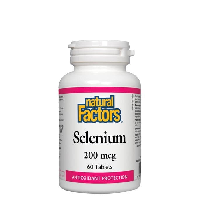 НАТУРАЛ ФАКТОРС СЕЛЕН таблетки 200 мкг 60 броя / NATURAL FACTORS SELENIUM