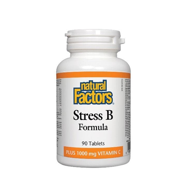 НАТУРАЛ ФАКТОРС СТРЕС Б ФОРМУЛА + ВИТАМИН C таблетки 90 броя / NATURAL FACTORS STRESS B FORMULA + VITAMIN C