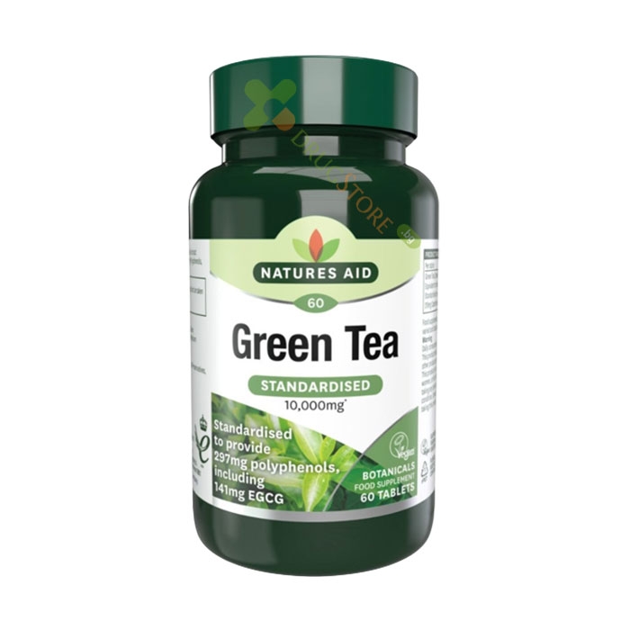 ЗЕЛЕН ЧАЙ 10000 mg таблетки 60 броя / NATURES AID GREEN TEA