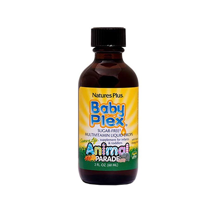 НЕЙЧЪРС ПЛЮС АНИМАЛ ПАРАД БЕЙБИ ПЛЕКС ВИТАМИНИ капки 60 мл. / NATURES PLUS ANIMAL PARADE BABY PLEX liquid drops 60 ml.