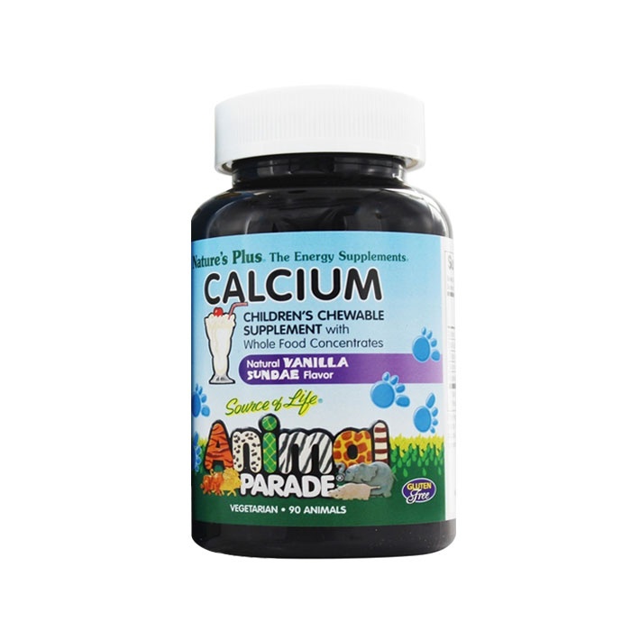 НЕЙЧЪРС ПЛЮС КАЛЦИЙ ЗА ДЕЦА дъвчащи дражета 90 броя / NATURE&#039;S PLUS ANIMAL PARADE CHILDREN`S CALCIUM chewable supplement 90