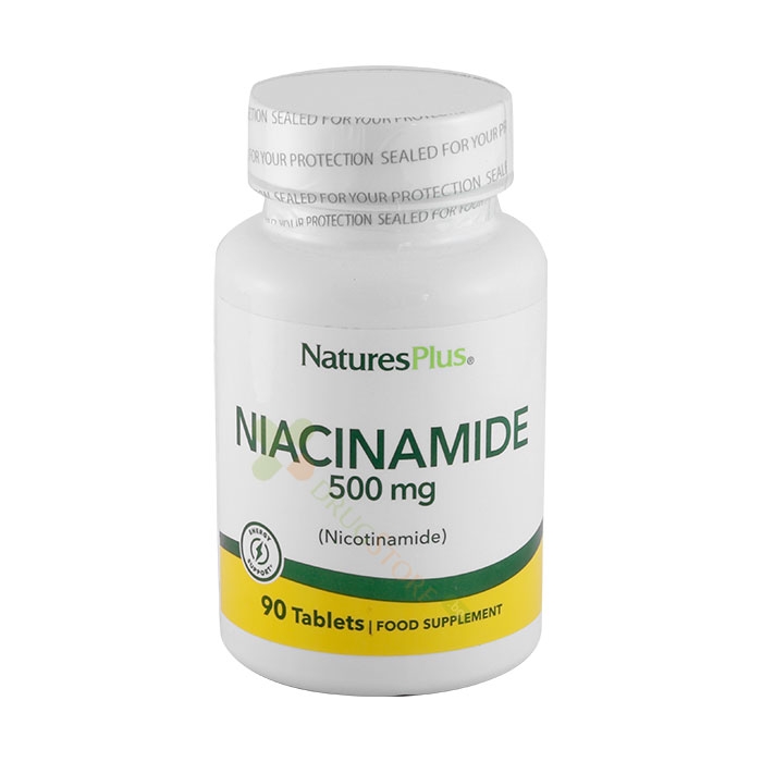 НЕЙЧЪРС ПЛЮС НИАЦИНАМИД ВИТАМИН B3 таблетки 500 мг 90 броя / NATURE&#039;S PLUS NIACINAMIDE VITAMIN B3