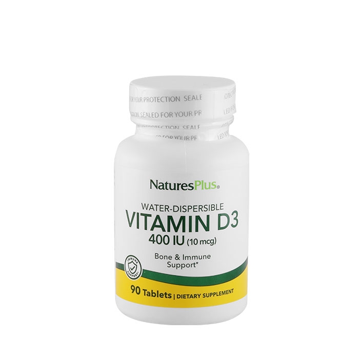 НЕЙЧЪР ПЛЮС ВИТAМИН D3 таблетки 400IU 90 броя / NATURES PLUS VITAMIN D 400IU