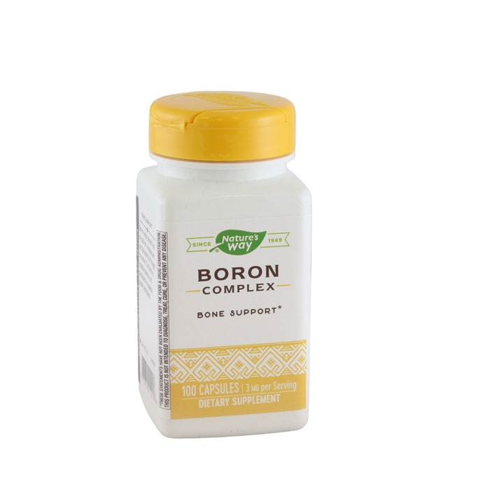БОР капсули 3 мг 100 броя / NATURE&#039;S WAY BORON COMPLEX