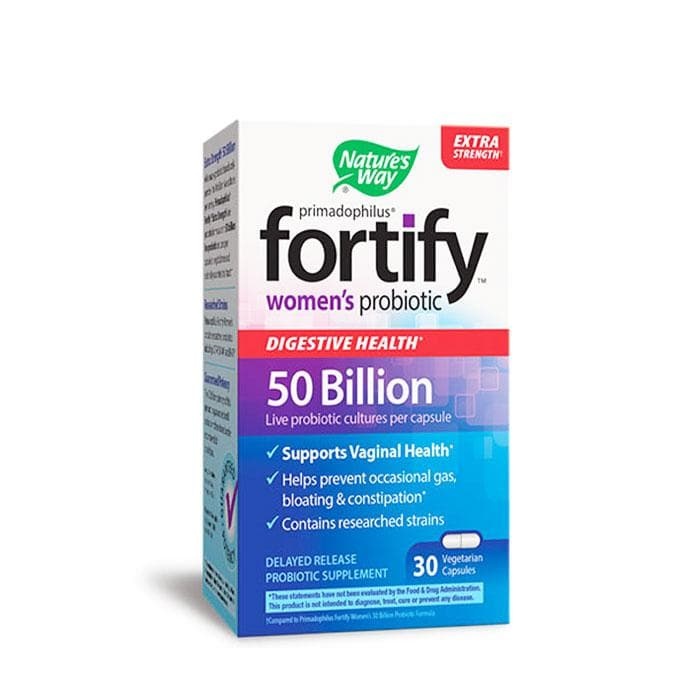 ФОРТИФАЙ ПРИМАДОФИЛУС ПРОБИОТИК ЗА ЖЕНИ 50 БИЛИОНА капсули 30 броя / NATURE&#039;S WAY FORTIFY PRIMADOPHILUS PROBIOTIC FOR WOMAN