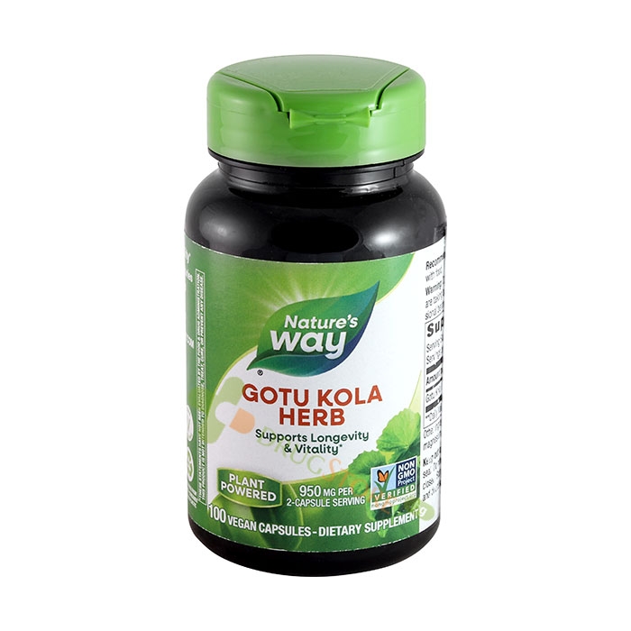 ГОТУ КОЛА капсули 475 мг 100 броя / NATURE&#039;S WAY GOTU KOLA