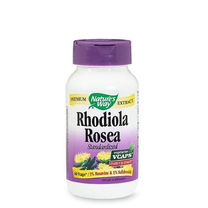 ЗЛАТЕН КОРЕН капсули 250 мг. 60 броя / NATURE'S WAY RHODIOLA ROSEA ...