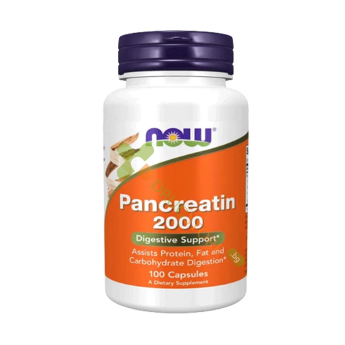 НАУ ФУДС ПАНКРЕАТИН капсули 100 броя / NOW FOODS PANCREATIN