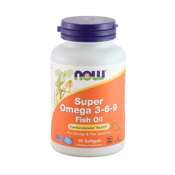 НАУ ФУДС СУПЕР ОМЕГА 3-6-9 1200 мг дражета 90 броя / NOW FOODS SUPER OMEGA 3-6-9