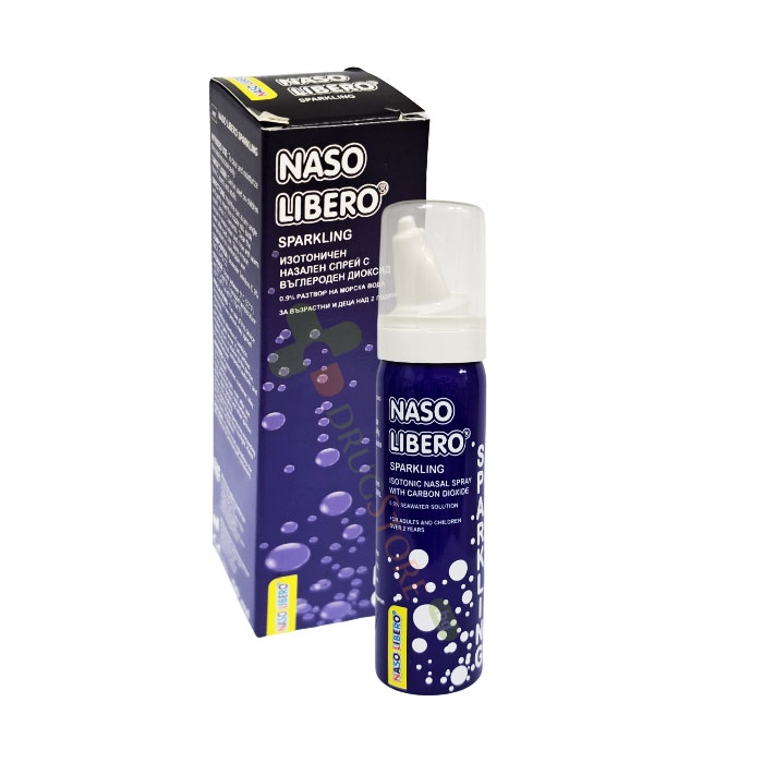 НАЗО ЛИБЕРО СПАРКЛИНГ ИЗОТОНИК спрей 50 мл / LINEA LTD. NASO LIBERO SPARKLING ISOTONIC spray