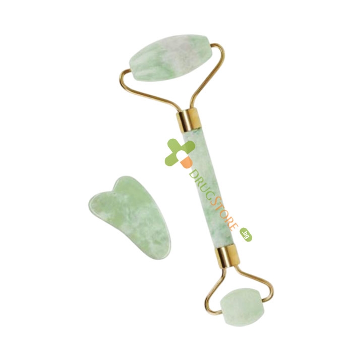 НЕФРИТЕН МАСАЖОР ЗА ЛИЦЕ 14 см х 5 см / CHINESE GOODS JADE FACE MASSAGER 14 cm x 5 cm