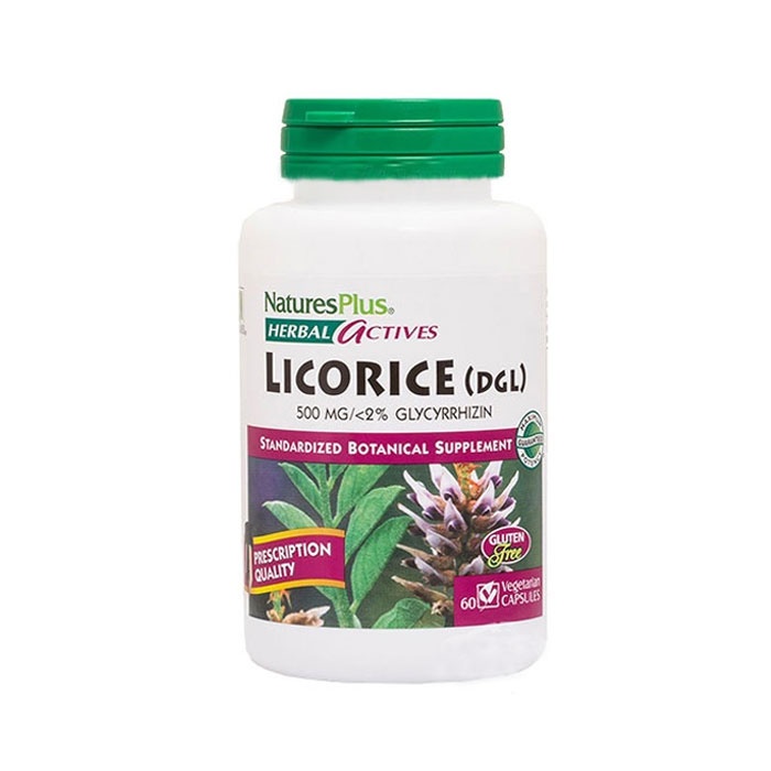 НЕЙЧЪРС ПЛЮС ХЕРБАЛ ЖЕНСКО БИЛЕ капсули 60 броя / NATURES PLUS HERBAL ACTIVES LICORICE