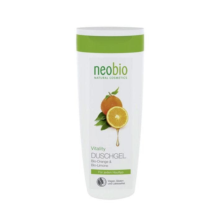 ВИТАЛИЗИРАЩ ДУШ - ГЕЛ С ПОРТОКАЛ И ЛИМОН 250 мл. / NEOBIO SHOWER GEL VITALITY WITH ORANGE &amp; LEMON