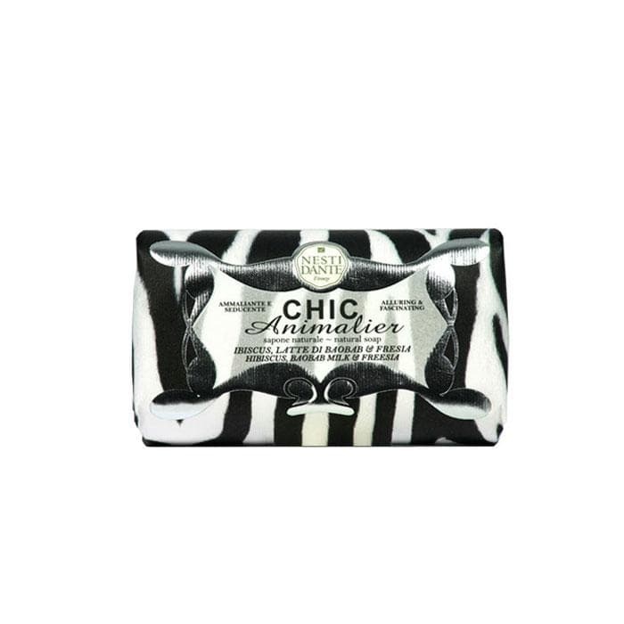 НАТУРАЛЕН САПУН ШИК БЯЛ ТИГЪР 250 гр. / NESTI DANTE NATURAL SOAP CHIC ANIMALIER WHITE