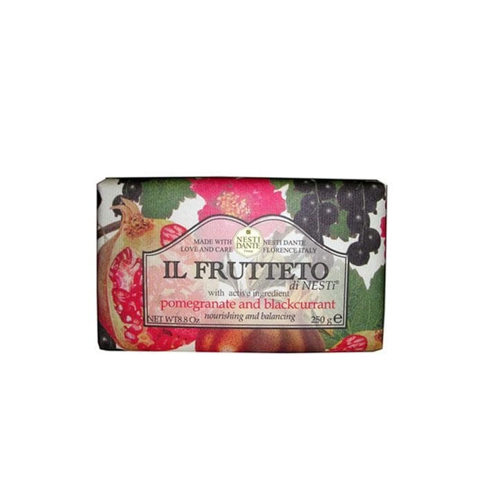 НАТУРАЛЕН ТОНИЗИРАЩ САПУН С НАР И КАСИС 250 гр. / NESTI DANTE IL FRUTTETO POMEGRANATE &amp; BLACKCURRANT NOURISHING SOAP