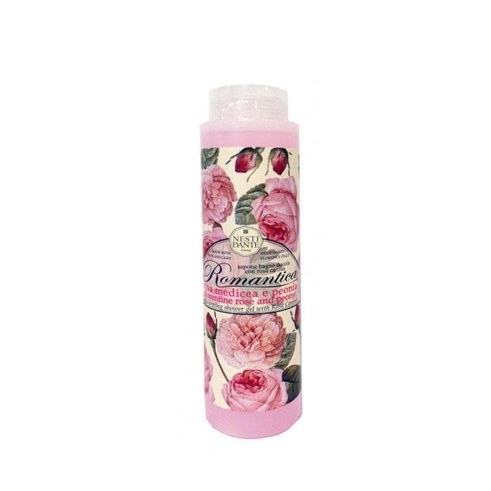 ДУШ ГЕЛ РОМАНТИКА С ФЛОРЕНТИНСКА РОЗА И БОЖУР 300 мл. / NESTI DANTE ROMANTICA SHOWER GEL FLORENTINE ROSE &amp; PEONY