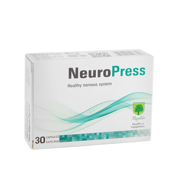 МАГНАЛАБС НЕУРОПРЕС капсули 30 броя / MAGNALABS NEUROPRESS