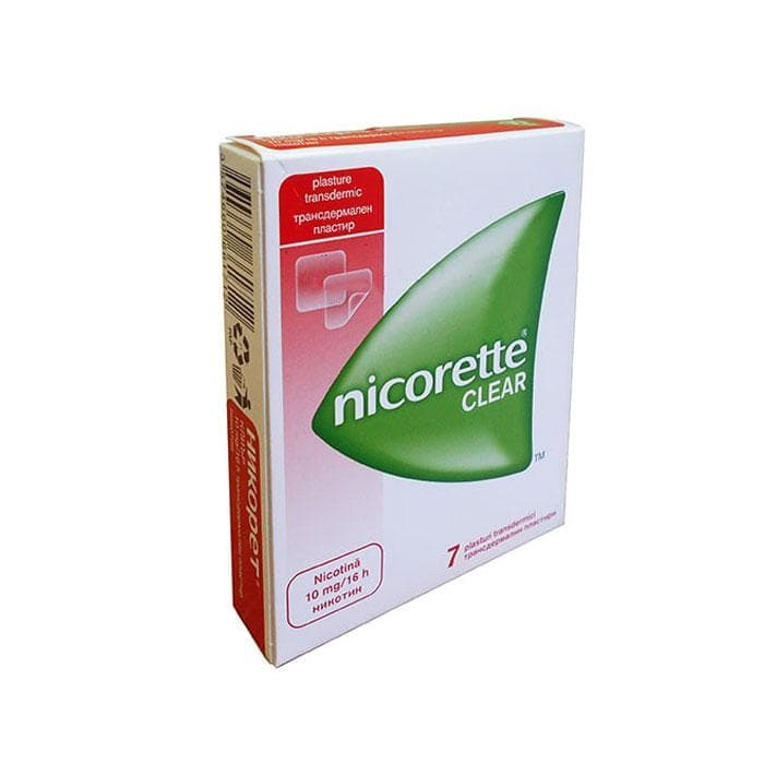 НИКОРЕТ ТРАНСДЕРМАЛНИ ПЛАСТИРИ 10 мг. 16 часа 7 броя / NICORETTE TRANSDERMAL PATCH