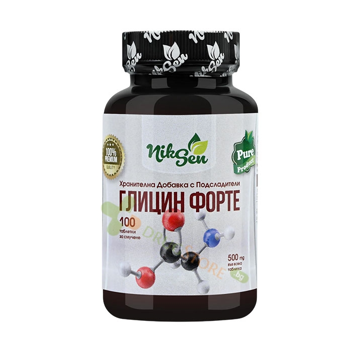 НИКСЕН ГЛИЦИН ФОРТЕ таблетки за смучене 100 броя / NIKSEN GLYCINE FORTE