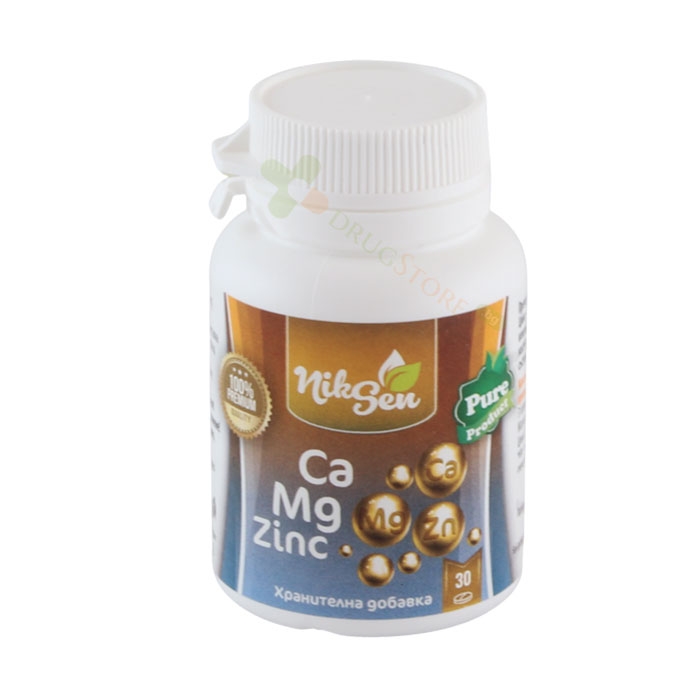 НИКСЕН КАЛЦИЙ - МАГНЕЗИЙ - ЦИНК таблетки 30 броя / NIKSEN CALCIUM MAGNESIUM ZINC