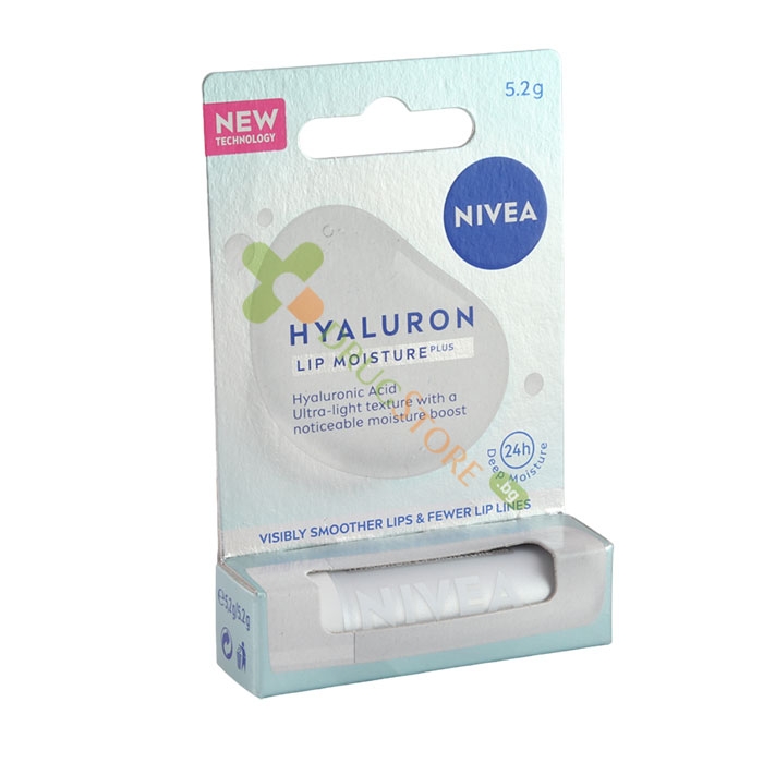 НИВЕА БАЛСАМ ЗА УСТНИ ХИАЛУРОН ПЛЮС 5.2 г / NIVEA LIP BALM HYALURON PLUS
